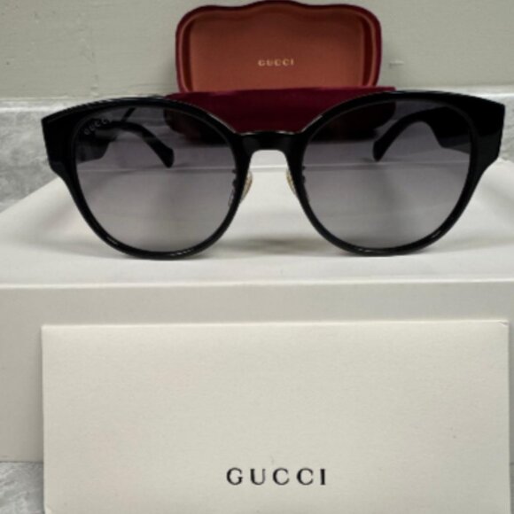 GUCCI | NEW | 1304SK | 1304SK - 001 | BLACK - HAVANA | GRADIENT GREY - Picture 1 of 5